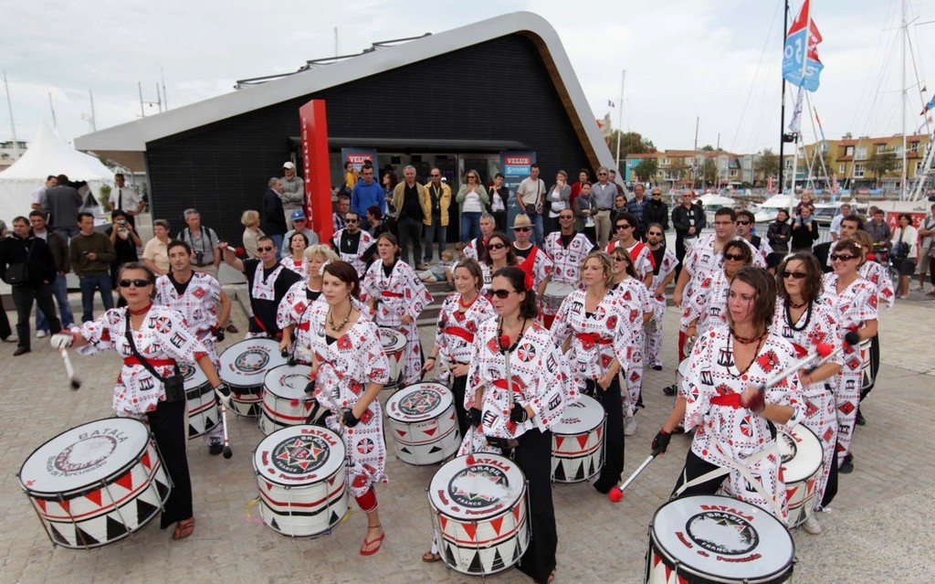 The opening ceremony was followed by an invigorating performance of Batala music, a style of Brazilian Samba which originates from Salvador, one if the host ports of the Velux 5 Oceans Race 2010. © Velux 5 Oceans 