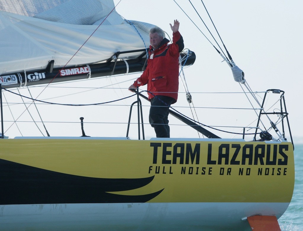 Brad Van Liew on board his yacht, Le Pingouin © Velux 5 Oceans 