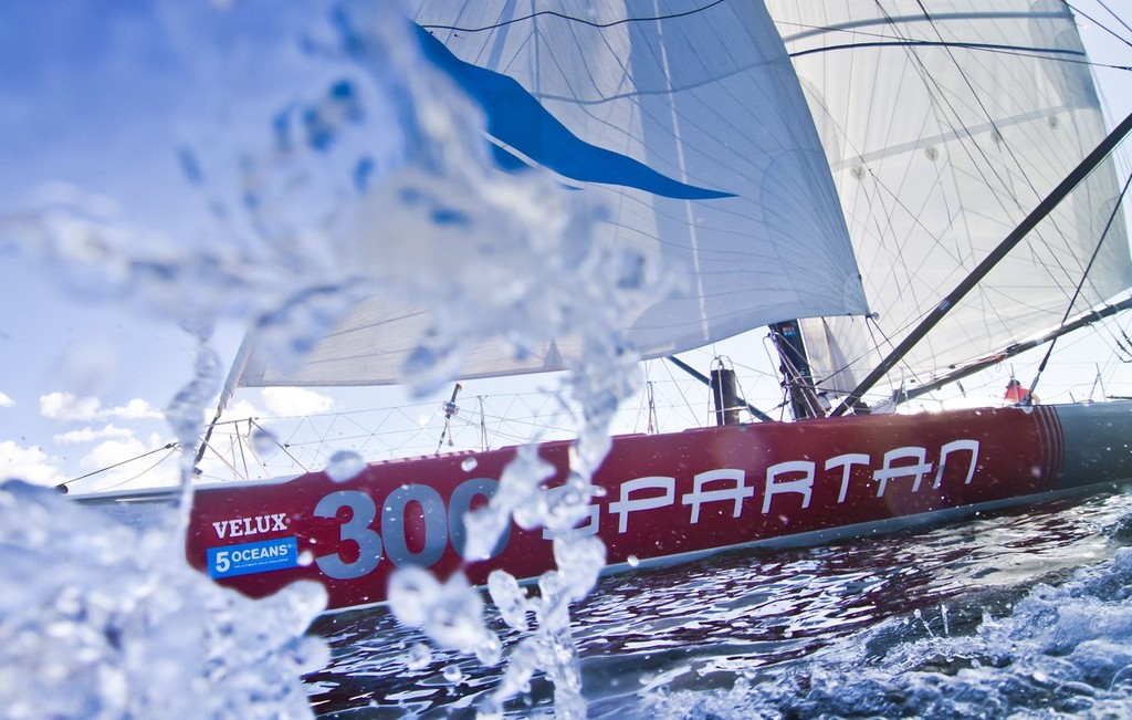 Spartan sails into Cape Town © Velux 5 Oceans 
