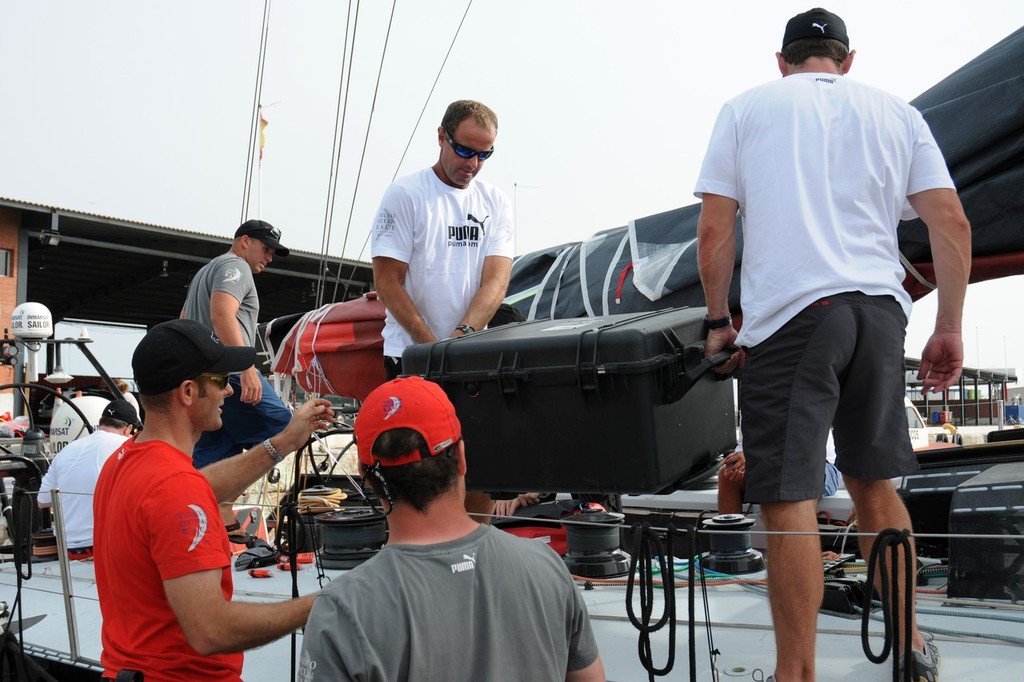 il mostro leaves Alicante, Spain for Newport, Rhode Island, USA

For all photographic enquiries, please contact Tim Stonton on +34 606 905 497 or email tim.stonton@volvooceanrace.com. For further images, please go to http://images.volvooceanrace.com

For all media enquiries please contact Lizzie Ward in the UK on +44 7801 185 320 or email lizzie.ward@volvooceanrace.com. Sophie Luther in Spain on +34 606 894 940 or email sophie.luther@volvooceanrace.com
 photo copyright Volvo Ocean Race http://www.volvooceanrace.com taken at  and featuring the  class