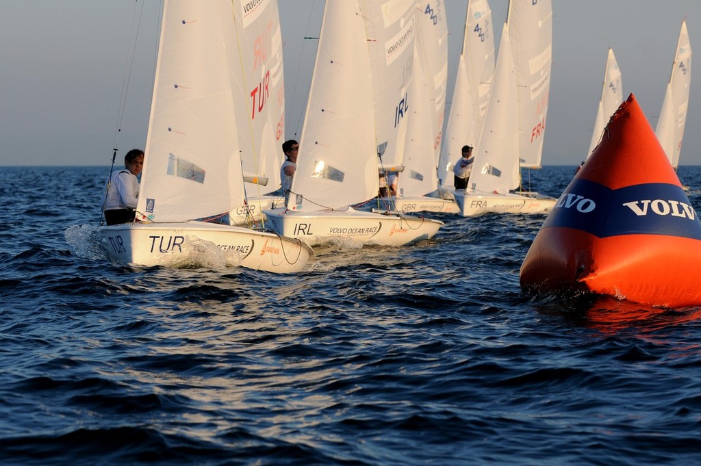 The 420 Girls class on day 2 of the Volvo Youth Sailing ISAF World Championships 2010, in Istanbul, Turkey ©  David Kneale/Volvo Ocean Race http://www.volvooceanrace.com/