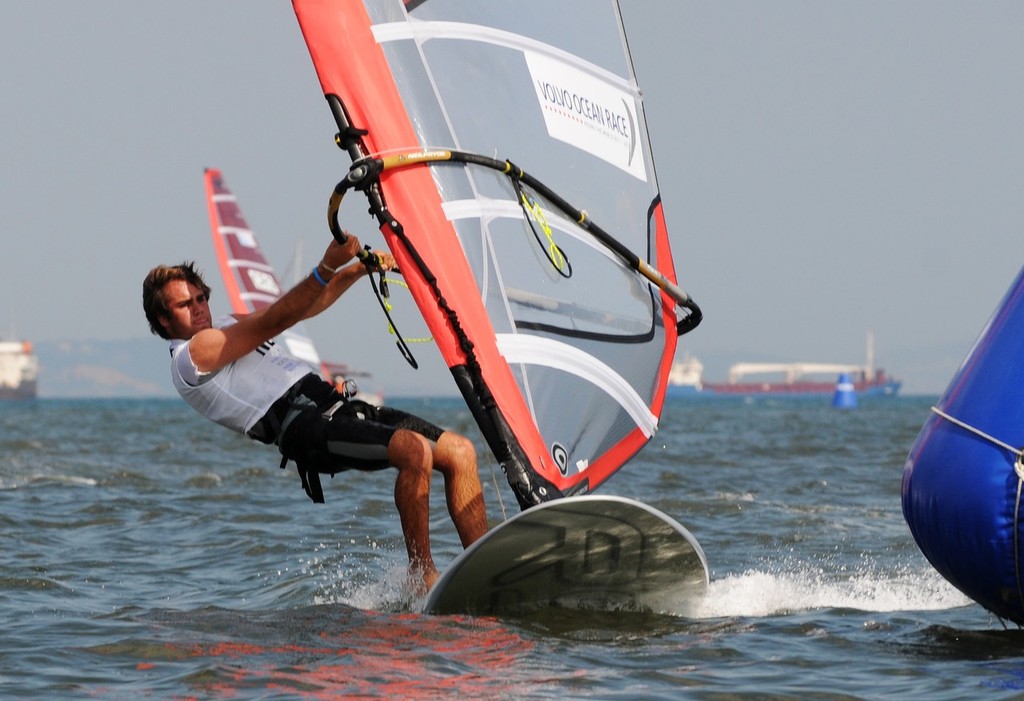 Oliver Gunman from New Zealand competing in the RS:X Boys class on day 4 of the Volvo Youth Sailing ISAF World Championships 2010, in Istanbul, Turkey ©  David Kneale/Volvo Ocean Race http://www.volvooceanrace.com/