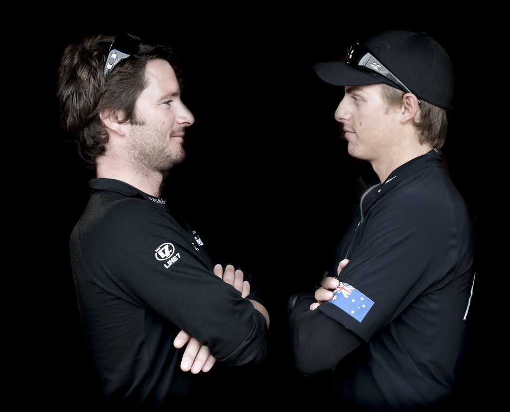 Minoprio and Mirsky ready to fight at the final of the Danish Open 2010, Bornholm, Denmark. World Match Racing Tour.  © Loris von Siebenthal http://www.myimage.ch