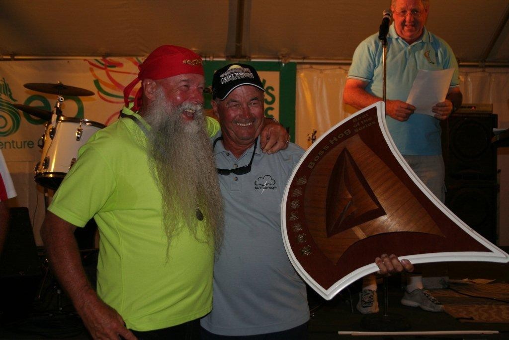 2009 Boss Hog Trophy winner John Clinton (l) and Race Week founder Don Algie © Ian Grant