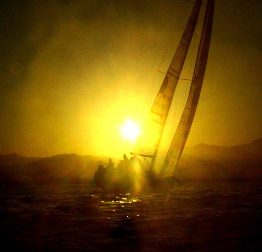 Finishing in the dawn  - 2010 Newport to Ensenada © Rich Roberts http://www.UnderTheSunPhotos.com