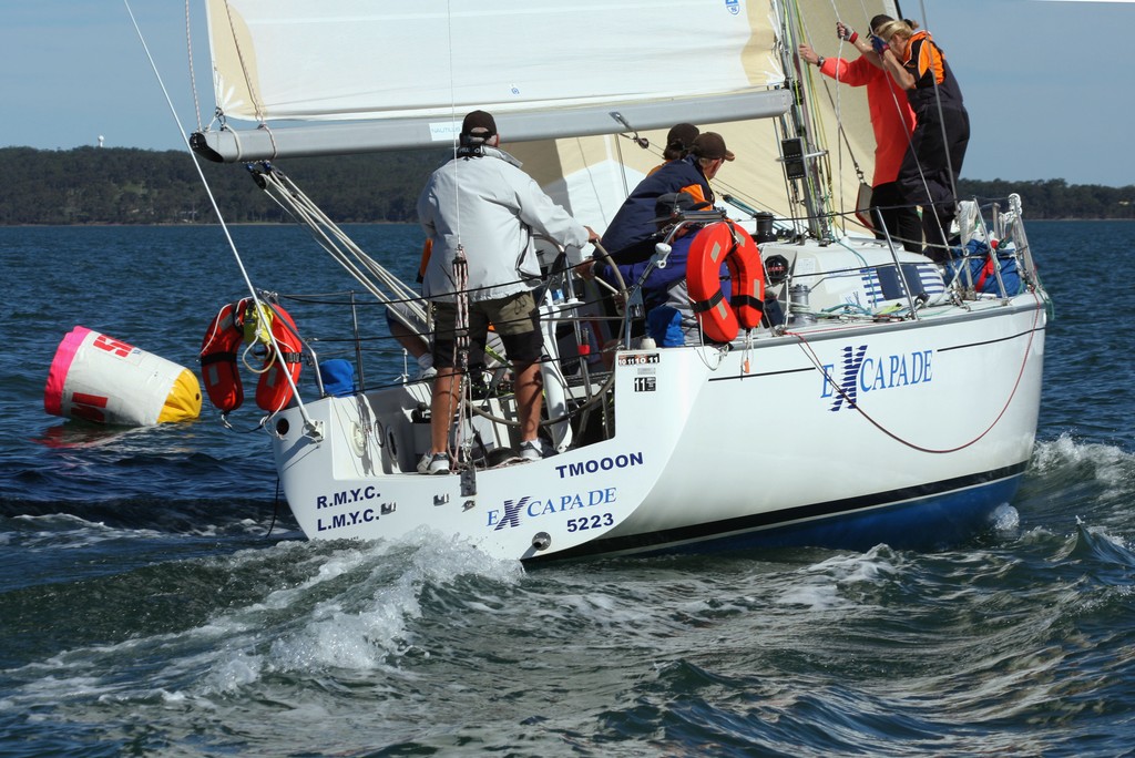 eXcapade. Commodore’s Cup day 3 Sail Port Stephens 2011  <br />
 © Sail Port Stephens Event Media