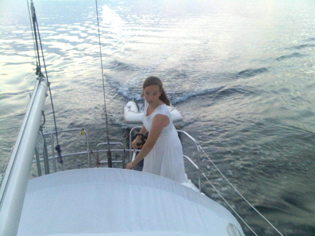 Amy Minnikin, the youngest skipper at Chester Race Week steers her Ranger 30 in the cruising class © Paula Minnikin