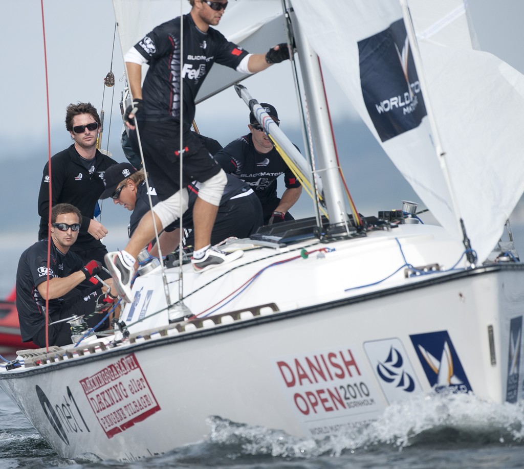 Adam Minoprio (NZL) ETNZ/BlackMatch Racing winner of the Danish Open 2010, Bornholm, Denmark. World Match Racing Tour. photo: Loris von Siebenthal - WMRT © Gareth Cooke Subzero Images/Monsoon Cup http://www.monsooncup.com.my