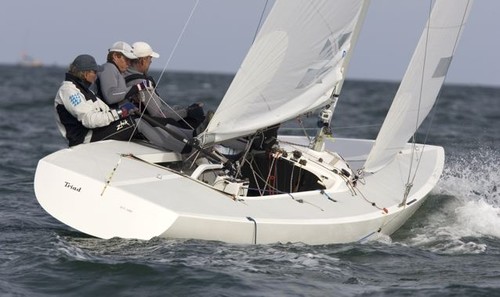 Bertrand, Palfrey and Slingsby. Etchells Worlds Championships 2010 © Ingrid Abery http://www.ingridabery.com