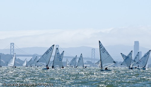 2010 Finn Gold Cup Day 1 - Finn World Championships  © Erik Simonson/ pressure-drop.us http://www.pressure-drop.us