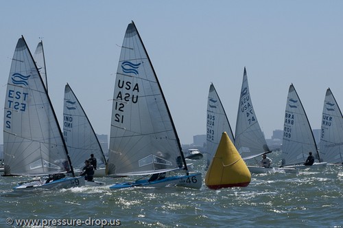 2010 Finn Gold Cup Day 1 - Finn World Championships  © Erik Simonson/ pressure-drop.us http://www.pressure-drop.us