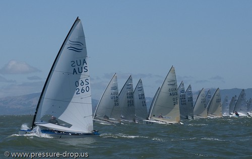 2010 Finn Gold Cup Day 1 - Finn World Championships  © Erik Simonson/ pressure-drop.us http://www.pressure-drop.us