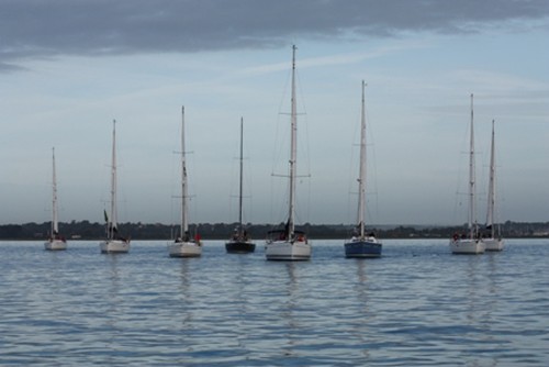 Red Socks Regatta Fleet - Clipper Race Yacht Club © Anna Wardley