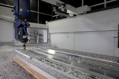 A CNC milling machine at Core Composites, Warkworth, developing toolimg for the construction of the AC45 © Ivor Wilkins/www.americascup.com www.americascup.com