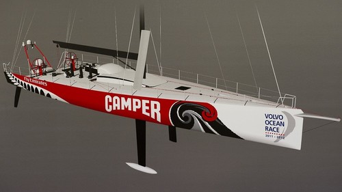 The Spankiwi Volvo entry Camper gives Emirates Team NZ its fifth major professional sailing program © Emirates Team New Zealand / Photo Chris Cameron ETNZ 