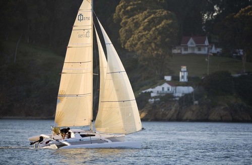Corsair Spirit 750 in Oakland CA © Seawind Catamarans www.seawindcats.com