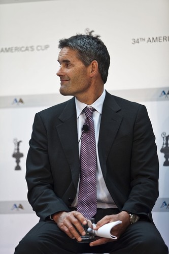 34th America’s Cup First Press Conference - Russell Coutts (BOR) © BMW Oracle Racing: Guilain Grenier - copyright http://www.oracleracing.com
