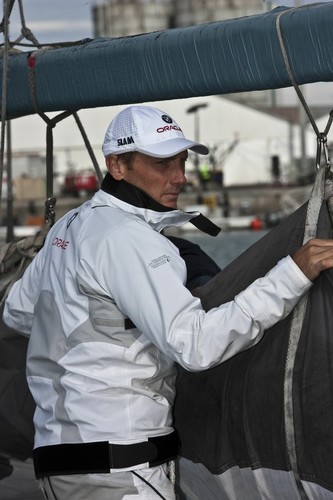 33rd America’s Cup - BMW ORACLE Racing - Day off 1 - Getting the yacht ready - Brad Webb  © BMW Oracle Racing Photo Gilles Martin-Raget http://www.bmworacleracing.com