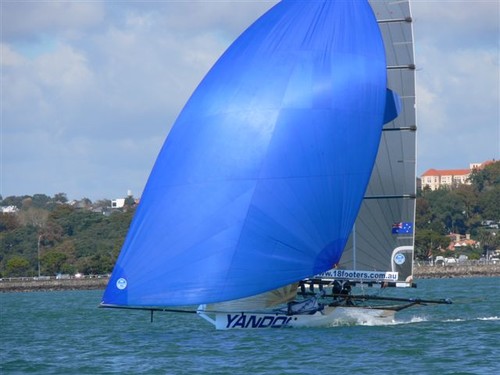 ANZAC skiffs - Day 3 Waitemata Harbour © Ross Whitburn