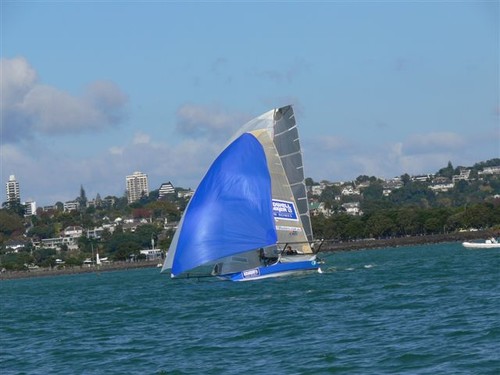 ANZAC skiffs - Day 3 Waitemata Harbour © Ross Whitburn