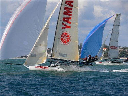 ANZAC skiffs - Day 3 Waitemata Harbour © Ross Whitburn