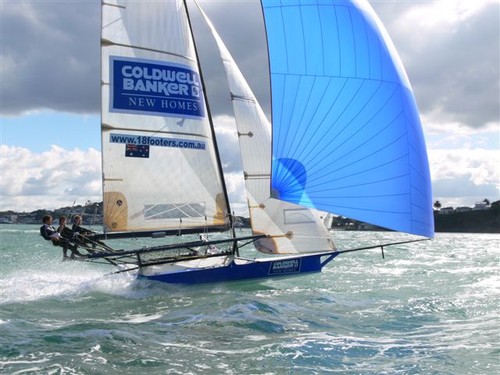 ANZAC skiffs - Day 3 Waitemata Harbour © Ross Whitburn