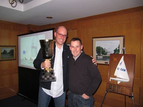 Peter Wickwire, recipient of the Matthew Ambassador Award with Matt Kenny, Ontario District Governor  © Katie Nicoll