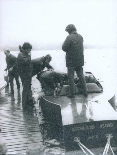 Highland Fling - Fiona, Countess of Arran’s Boat - Early 70s © Coniston Power Boat Records Week http://www.conistonpowerboatrecords.co.uk/