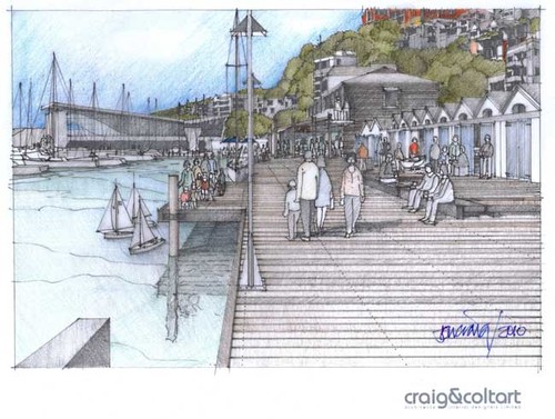 West - Clyde Quay Boat Harbour, Wellington © SW