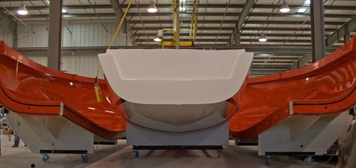 J/111 Stern view - long, straight, flat run aft for powerful off-wind performance © Stuart Johnstone