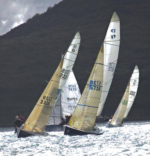 Piedys near the top mark. Day 1. 2010 Nationals. - 2010 North Sails Pied Piper National Championships © Cathy Vercoe