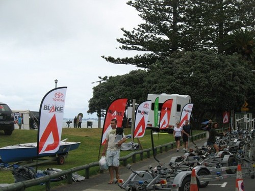 The regatta closed off the esplanade to traffic © Daniel Johnston