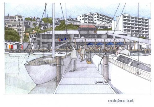North - Clyde Quay Boat Harbour, Wellington © SW