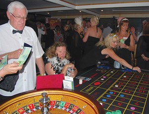 Every Riviera owner was given $250,000 in Riviera cash to put on the tables photo copyright Stephen Milne taken at  and featuring the  class