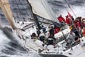 Alistair Moore's ``Lion New Zealand`` heads South at the start of the 65th Rolex Sydney Hobart Yacht Race 2009. - 65th Rolex Sydney Hobart Yacht Race 2009 photo copyright Howard Wright /IMAGE Professional Photography http://www.imagephoto.com.au taken at  and featuring the  class