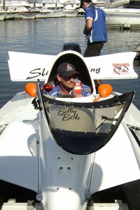 Craig Bailey ready to go at St.George Motor Boat Club. - craig bailey photo copyright Chris Kuznetsoff taken at  and featuring the  class