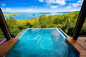 Clearwater has an enormous deck with bbq and lovely plunge pool - Hamilton Island Audi Race Week 2010 photo copyright Kristie Kaighin http://www.whitsundayholidays.com.au taken at  and featuring the  class