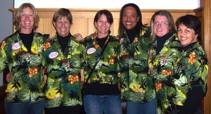 The Twisted Sisters kept the tropical shirts component of their Northern uniform. - Australian Women's Keelboat Regatta photo copyright  John Curnow taken at  and featuring the  class