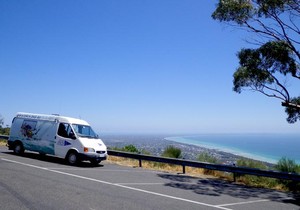 Van with a view. Perched on the top of Arthurs Seat, clear radio communications are ensured, so is a good view. - Melbourne Latitude Series photo copyright  John Curnow taken at  and featuring the  class