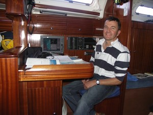 Captain Malcolm Mitchell will take the happy crew of Caledonia to King Island. What will they win? - Melbourne to King Island photo copyright  John Curnow taken at  and featuring the  class