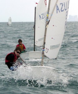 Heavy breeze, white caps and short steep chop at the 2010 USODA Team Trials - 2010 USODA Team Trials photo copyright Sipke Schuurmans taken at  and featuring the  class