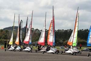 blokart racing at Ardmore photo copyright Marg Murray taken at  and featuring the  class