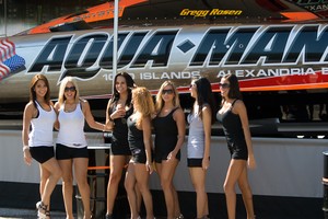 I want it known and known far and wide that any one of these girls is welcome to hang off my boat any time, any where! photo copyright Rodrick Cox taken at  and featuring the  class