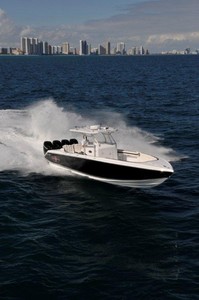 Cigarette's Top Fish Open, with triple or quad 300hp Verado outboards. photo copyright Cigarette Racing taken at  and featuring the  class