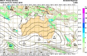 Massive high pressure system dominated the Southern section of the Australia. - Melbourne Latitude Series photo copyright  John Curnow taken at  and featuring the  class