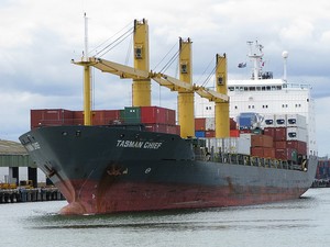 The Tasman Chief is the vessel taking the container to Vanuatu at the end of June. - Melbourne to Vanuatu photo copyright  John Curnow taken at  and featuring the  class