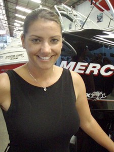 Kylie Short, CEO of Andrew Short Marine. photo copyright SW taken at  and featuring the  class