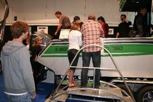 Large alloy boats sold particularly well - Hutchwilco New Zealand Boat Show photo copyright Mike Rose taken at  and featuring the  class