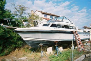 The 'bargain' you ship in may have spent considerable time sitting in a garden! photo copyright John Heselwood taken at  and featuring the  class