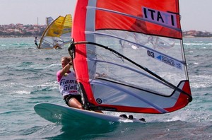 Flavia Tartaglini (ITA) sailing - 2010 Perth International Regatta photo copyright Vincenzo Baglione http://www.albaria.com/ taken at  and featuring the  class